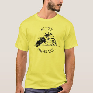 Kitty Cat Paparazzi - Fotograf T-Shirt