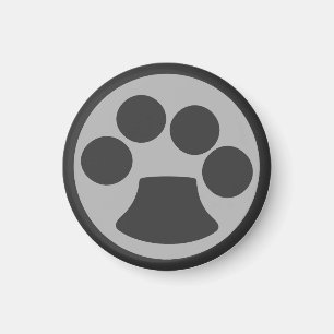 Kitty Cat Paw Print Magnet