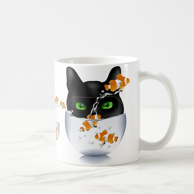 Kitty Cat Snack Attack Kaffeetasse (Rechts)
