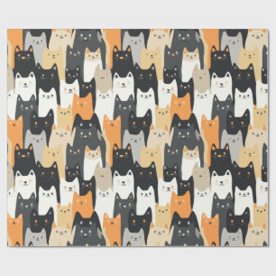 Kitty Cat-Tarnung Katzen Camo Geschenkpapier