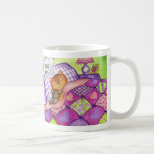 Kitty Cat Teddy Bär Quilt Tasse