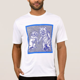 Kitty Cats in Blue von Louis Wain T-Shirt