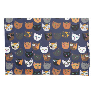 Kitty Cats überall Muster Kissenbezug