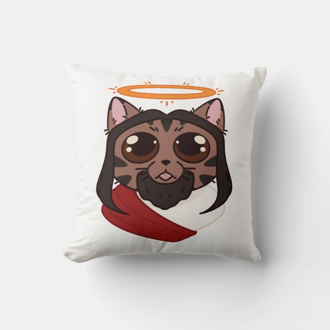Kitty-Christ-Kissen Kissen (Vorderseite)