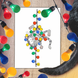 KITTY CHRISTMAS Postcard von Nicole Janes Feiertagspostkarte