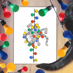 KITTY CHRISTMAS Postkarte von Nicole Janes