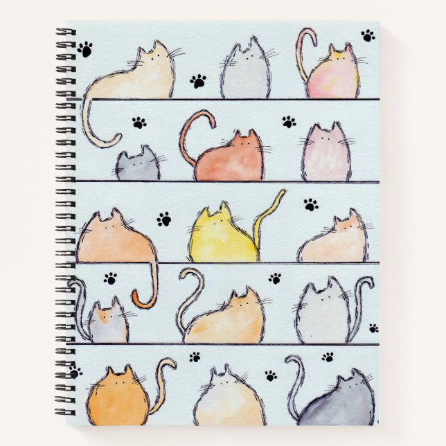Kitty City Notebook Notizbuch (Vorderseite)