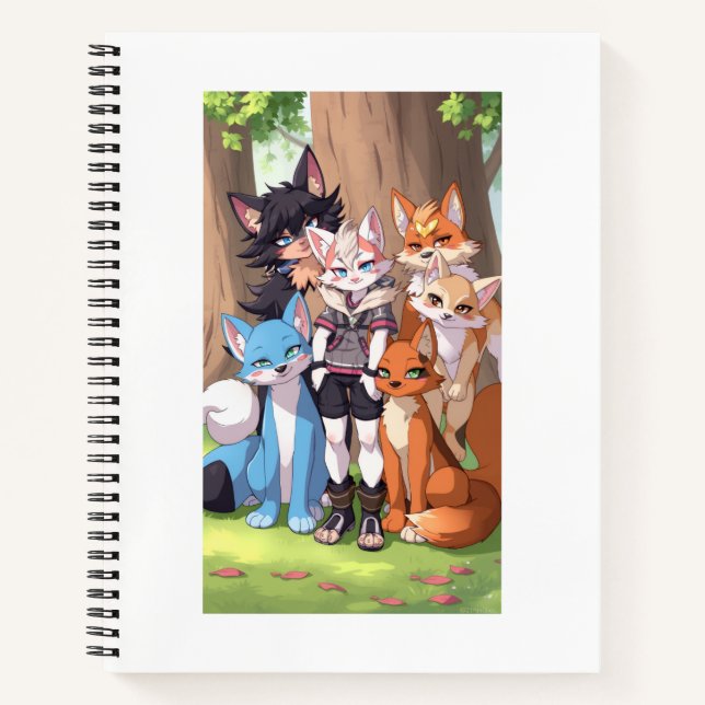 Kitty Club Sketchbook Notizbuch (Vorderseite)