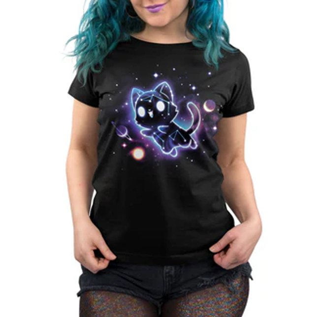 Kitty Constellation Celestial Cat Cosmos Space T-Shirt (Von Creator hochgeladen)