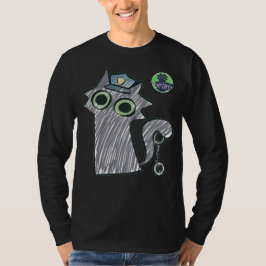 Kitty Cop – Purrtect & Serve Herren T-Shirt