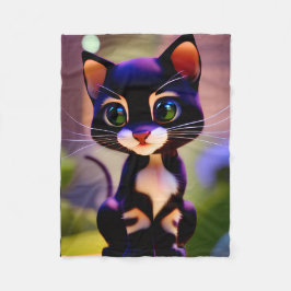 Kitty Cutie Fleecedecke