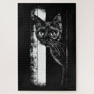 Kitty drinnen puzzle
