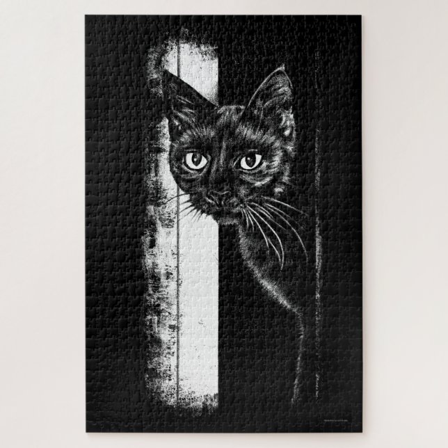 Kitty drinnen puzzle (Vertikal)