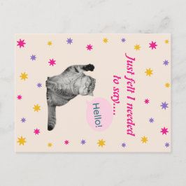 Kitty - einfach das Gefühl, ich brauche, um zu sag Postkarte
