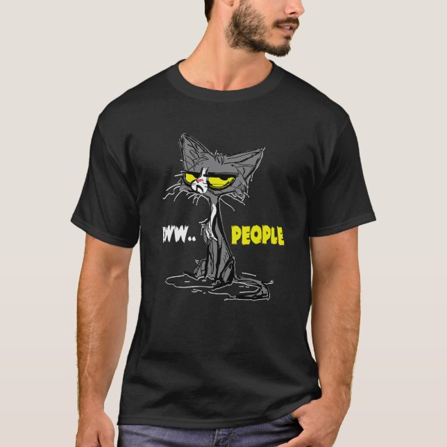 Kitty Eww Leute Kätzchen Katze T-Shirt (Vorderseite)
