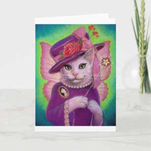 Kitty Fairy Godmother Karte