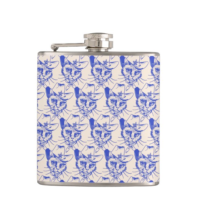 Kitty Flasche Flachmann (Vorderseite)