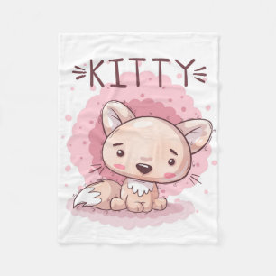 Kitty Fleece Blanket