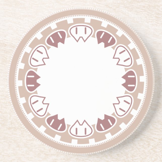 "KITTY GARLAND"coaster Getränkeuntersetzer (Vorne)