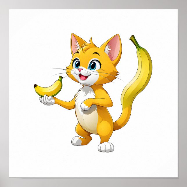 "Kitty Goes Bananas" Poster (Vorne)