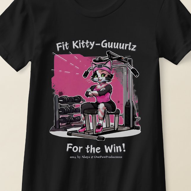 Kitty Gurl, Pink, T-Shirt (Von Creator hochgeladen)