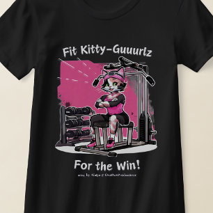 Kitty Gurl, Pink, T-Shirt