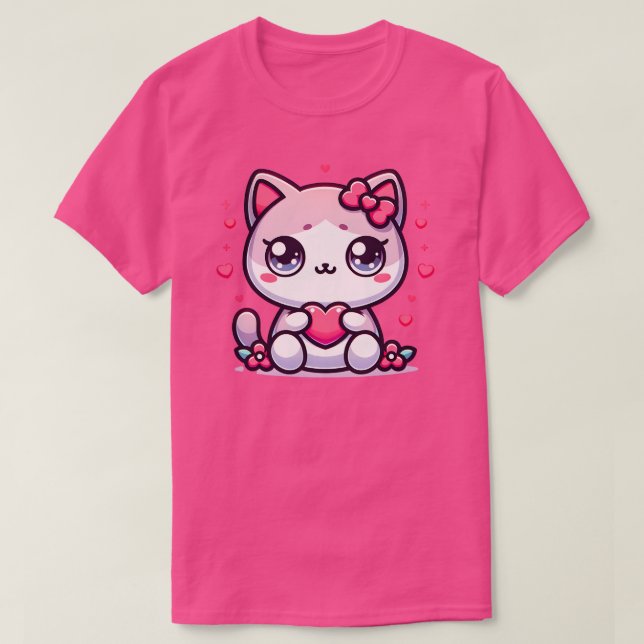 Kitty hat meinen T - Shirt im Herzen (Design vorne)