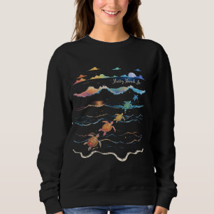 Kitty Hawk North Carolina Sea Turtle Lover Beach Sweatshirt