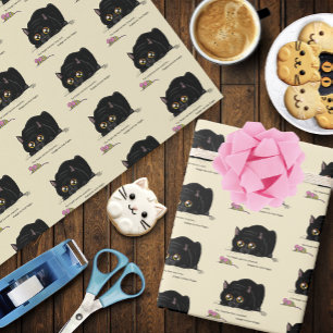 Kitty Hintern-Wiggle Geschenkpapier