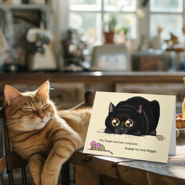 Kitty Hintern-Wiggle Karte (Von Creator hochgeladen)