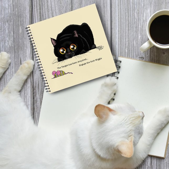 Kitty Hintern-Wiggle Notizbuch (Von Creator hochgeladen)