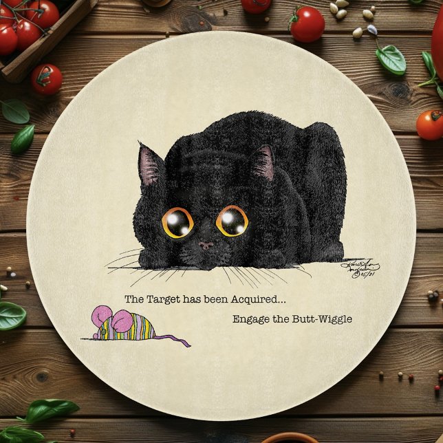 Kitty Hintern-Wiggle Schneidebrett (Von Creator hochgeladen)