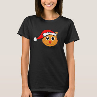Kitty in Weihnachtsmannmütze Shirt