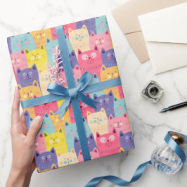 Kitty Kat Geschenkpapier - Katzen - Teigwaren