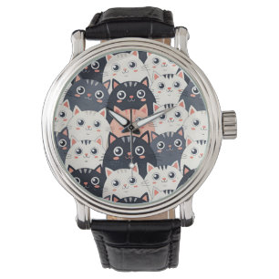 Kitty Kat Kaleidoscope Armbanduhr