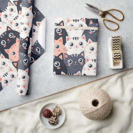 Kitty Kat Kaleidoscope Geschenkpapier