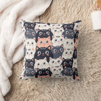 Kitty Kat Kaleidoscope Kissen