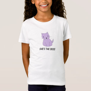 Kitty Kat Sie ist die Chefin T-Shirt