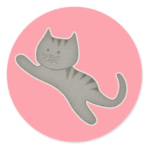 Kitty Kat Sticker