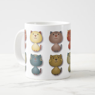 Kitty Kats Tunnel-bohrwagenTasse Jumbo-Tasse