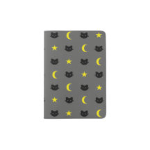 Kitty-Katzen-Mond und Stern-Passhülle