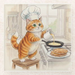 Kitty Kitchen, Glass Coaster Glasuntersetzer