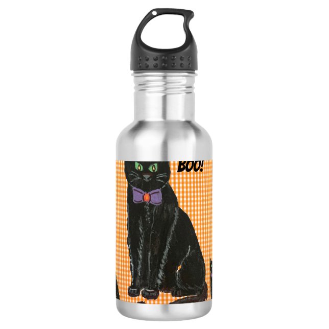 Kitty, Kitty, Kitty Kissen Edelstahlflasche (Vorderseite)