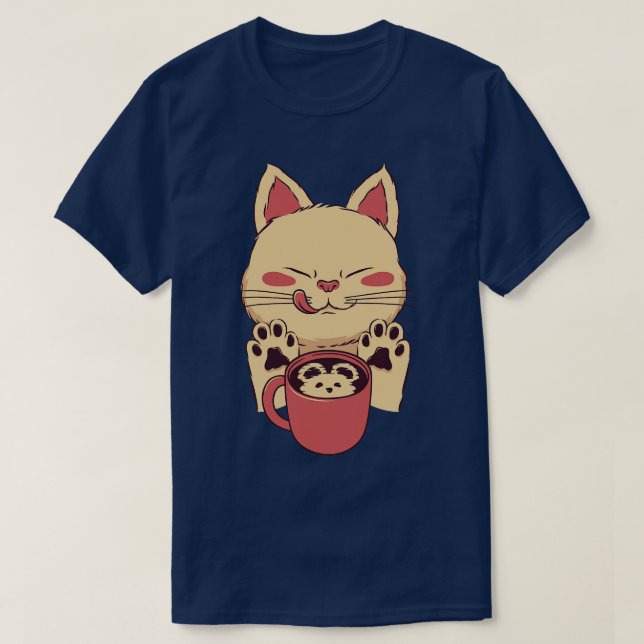 Kitty Latte Little Mouse Light von Tobe Fonseca T-Shirt (Design vorne)