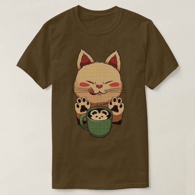 Kitty Latte Little Mouse von Tobe Fonseca T-Shirt (Design vorne)