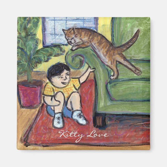 Kitty Liebe Games Custom Art Kühlschrank Magnete (Vorne)