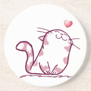 Kitty Liebe Getränkeuntersetzer