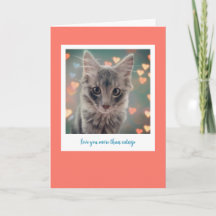 Kitty Liebe Grußkarte