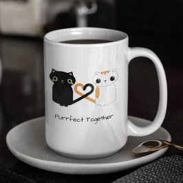 Kitty Liebe Herzstück Schwänze Kaffeetasse