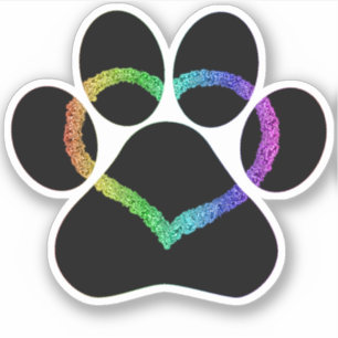 Kitty Liebe Rainbow Aufkleber